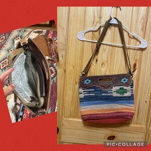 Colorful Patterned Shoulder Bag